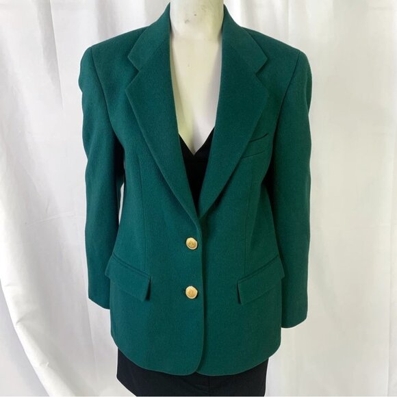 PIETRAFESA GREEN BLAZER  CAMEL HAIR BLAZER SINGLE BREAST UNION MADE IN USA 4 - Picture 3 of 14